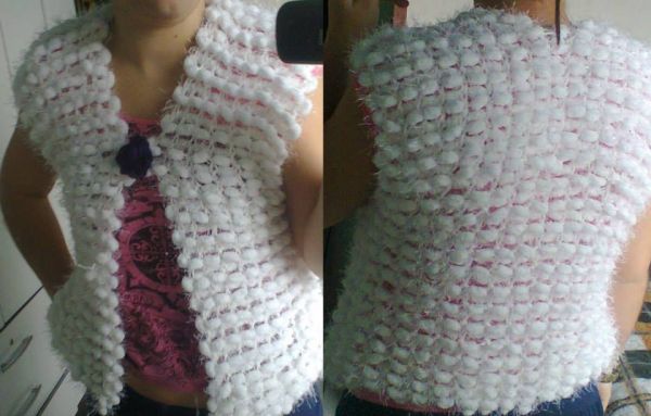 Colete Loucura de Pom pom