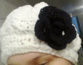 Boina Amor com Flor Dupla